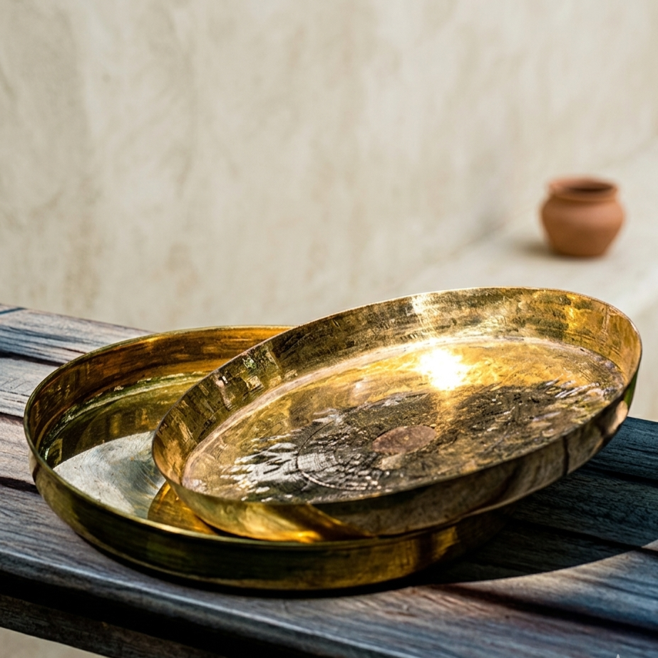High-quality Decorative Brass Plates for wholesale in Goa – Perfect for souvenirs and luxury retail