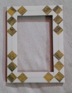 Decorative Wooden Frame with Floral Carving