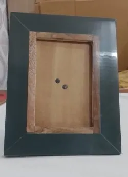 Floating Walnut Frame for Elegant Decor
