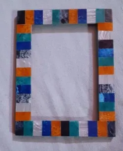 Floating Wooden Frame with Glass Protection