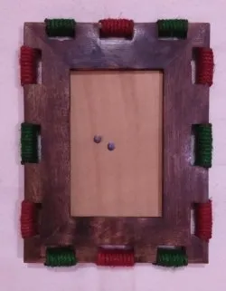 Handmade Pine Frame for Rustic Interiors