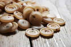 Large Buffalo Horn Buttons for Jackets