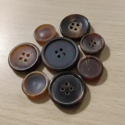 Premium Buffalo Horn Buttons for Shirts