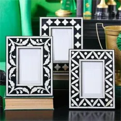 Rustic Wooden Frame for Farmhouse Wall Decor