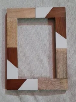 Small Handmade Wooden Frame for Desk