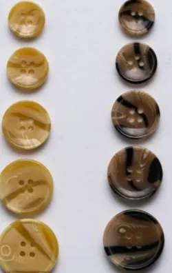 Sustainable Buffalo Horn Buttons for Fashion