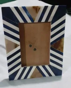 Vintage Wooden Wall Photo Frame with Glass