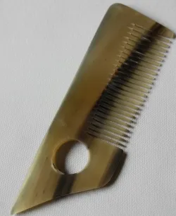Wide Tooth Buffalo Horn Hair Comb
