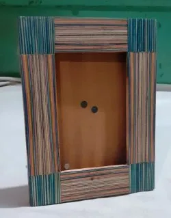 Wooden Frame with Glass Cover