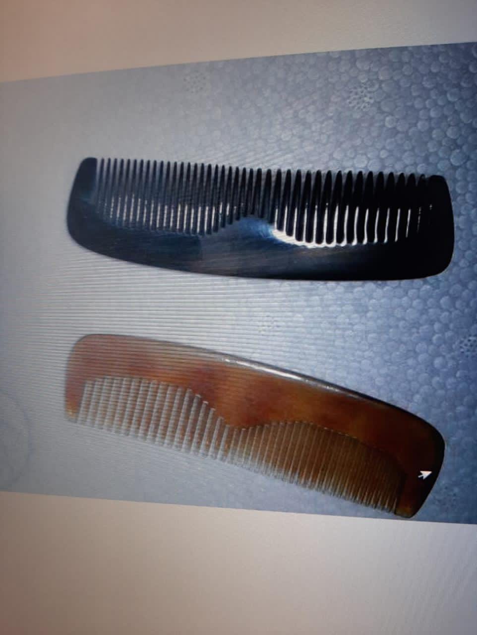 Buffalo Horn Scalp Massage Comb – Handmade Pure Buffalo Horn Buffalo Horn Combs from India