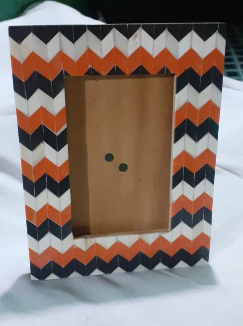 Dark Walnut Frame For Office Desk Display – Handmade Maple Wood Wooden Photo Frames from India